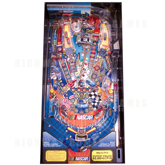 NASCAR Pinball (2005) - Playfield