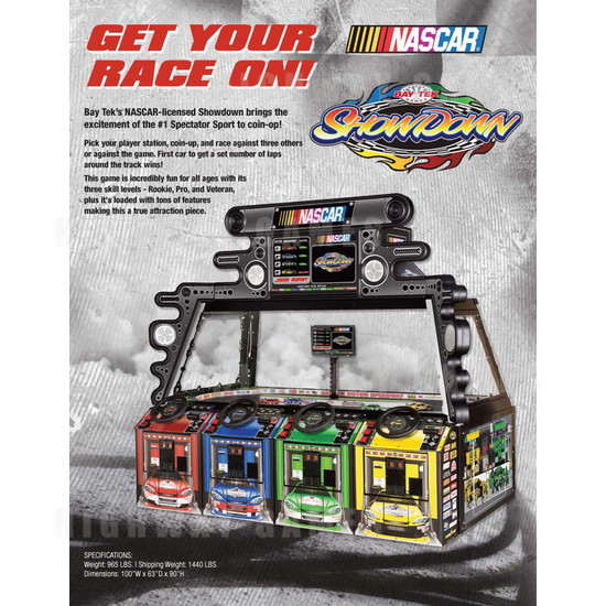 NASCAR Showdown - Brochure Front