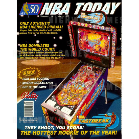 NBA Fastbreak - Brochure Back
