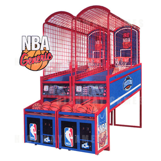 NBA Hoops Basketball Arcade Machine - Machine