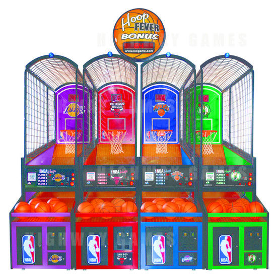 NBA Hoops Basketball Arcade Machine - NBA Hoops 4 Player Arcade Machine