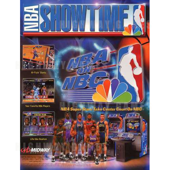 NBA Showtime: NBA on NBC - Brochure Front