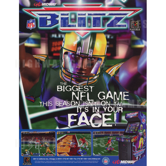 NFL Blitz - Brochure Front