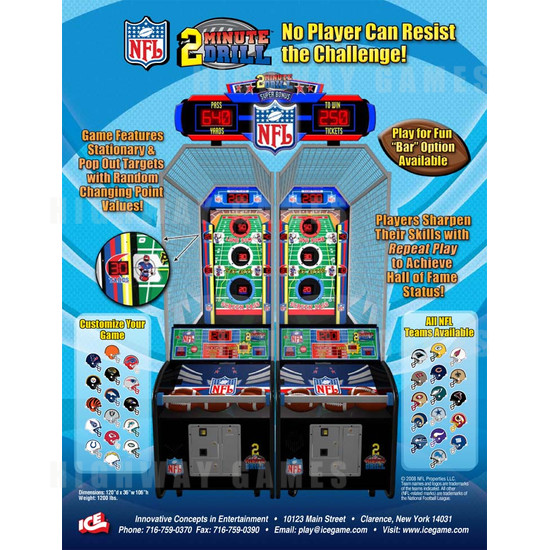 NFL 2 Minute Drill - Brochure