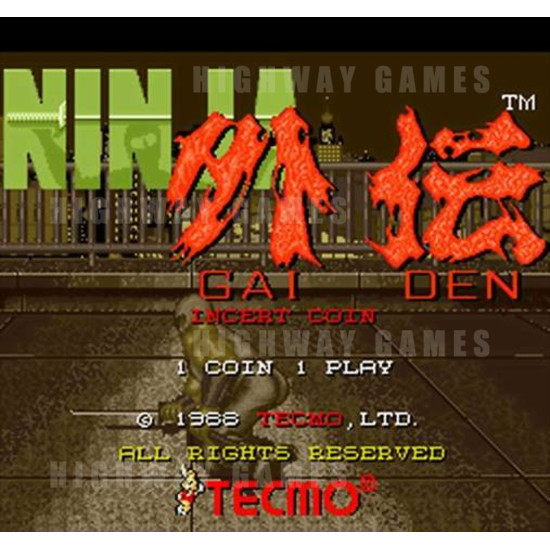 Ninja Gaiden - Title Screen 42KB JPG