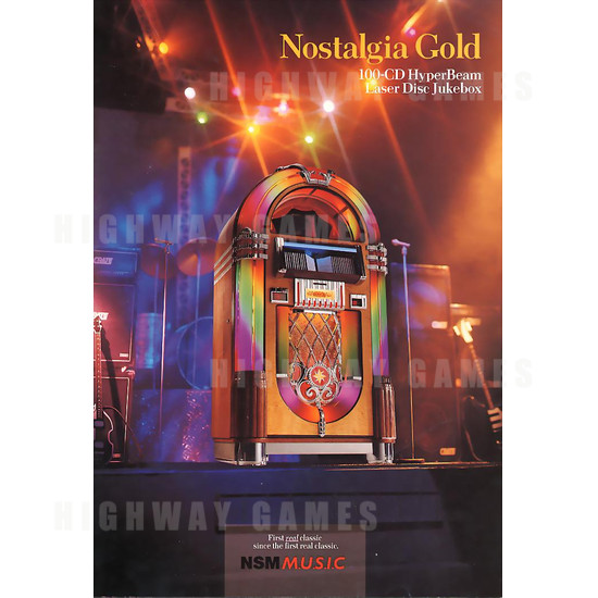 NSM Nostalgia Gold Jukebox - Brochure Front