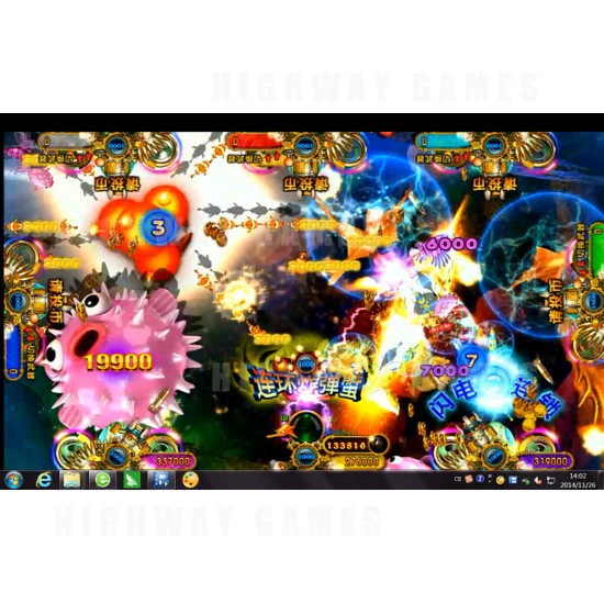Ocean King 2: Monster's Revenge 58 Inch Arcade Machine - Ocean King 2 : Monster's Revenge - Screenshot