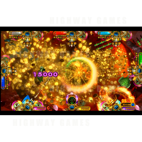 Ocean King 2: Monster's Revenge 6 Player Arcade Machine - Ocean King 2 : Monster's Revenge - Screenshot