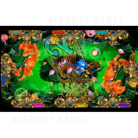 Ocean King 2: Monster's Revenge 6 Player Arcade Machine - Ocean King 2 : Monster's Revenge - Screenshot