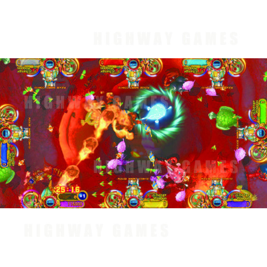 Ocean King 2: Thunder Dragon Arcade Machine - Thunder Dragon - Firestorm