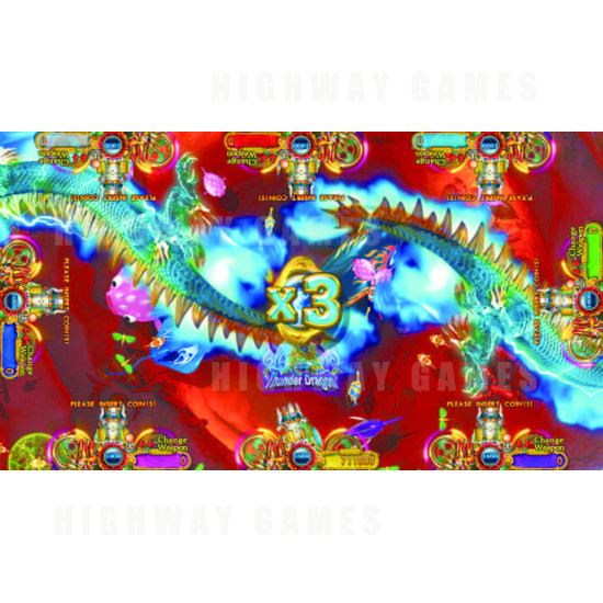 Ocean King 2: Thunder Dragon Arcade Machine - Thunder Dragon - Thunder Dragon