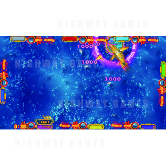 Ocean King 2: Thunder Dragon Arcade Machine - Thunder Dragon - Golden Treasures