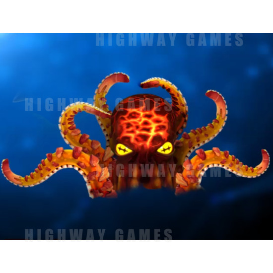 Ocean King 3 Monster Awaken Arcade Fish Machine - Almighty Octopus - Power Up