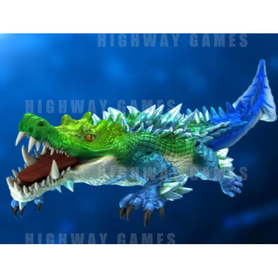 Ocean King 3 Monster Awaken Arcade Fish Machine - Ancient Crocodile - Power Up