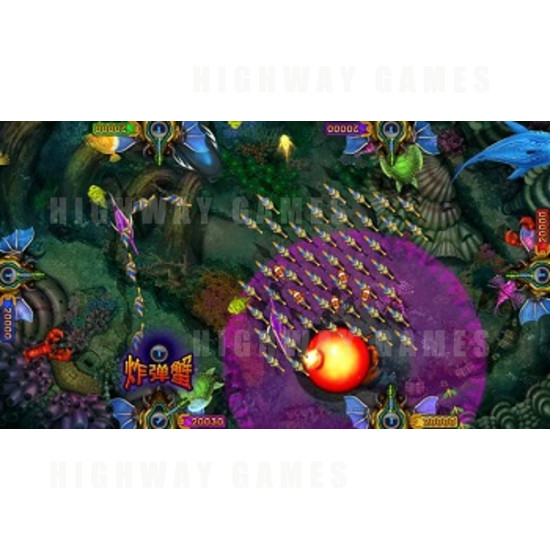 Ocean King Ten Thousand King Treasure Arcade Machine - Screenshot