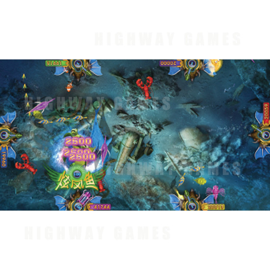 Ocean King Ten Thousand King Treasure Arcade Machine - Screenshot
