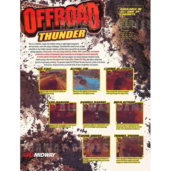 Offroad Thunder - Brochure Back