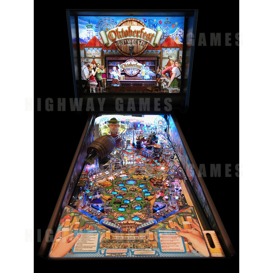 Oktoberfest: Pinball on Tap Pinball Machine - Oktoberfest Game Front