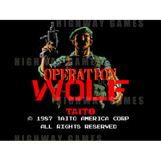 Operation Wolf Arcade Machine - Screenshot