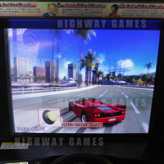 Outrun 2 Arcade Driving Machine - Outrun 2 SP Arcade Driving Machine - Screen View