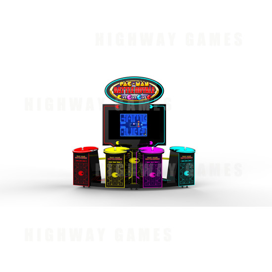 Pac-Man Battle Royale Deluxe Arcade Machine - Pac-Man Battle Royale Deluxe Arcade Machine Front