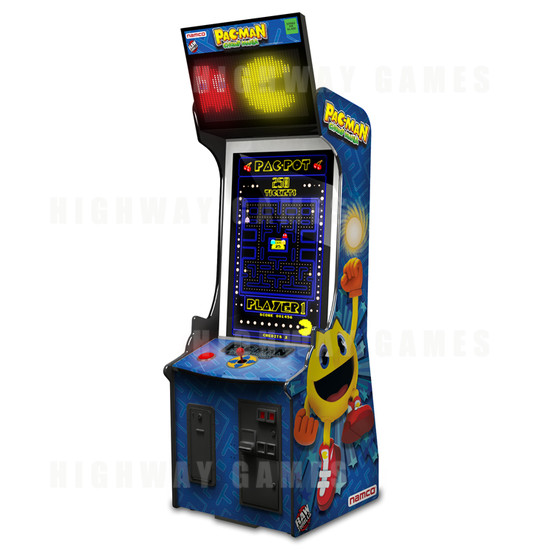 Pac-Man Chomp Mania Card Arcade Machine - Cabinet