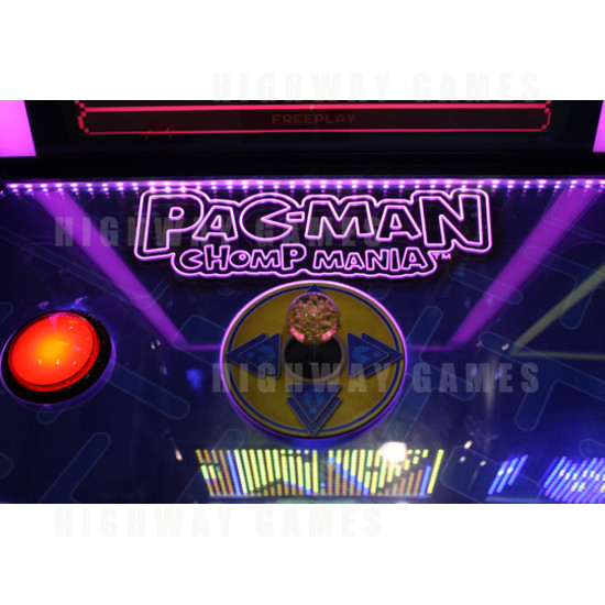 Pac-Man Chomp Mania Card Arcade Machine - Control Panel