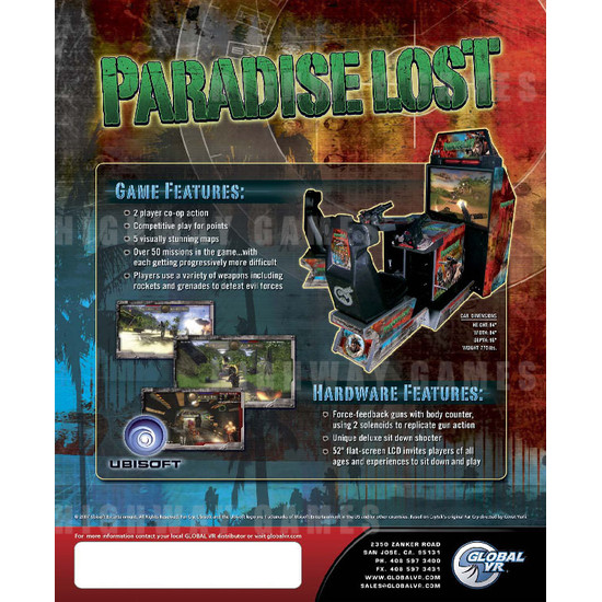 Paradise Lost DX - Brochure Back