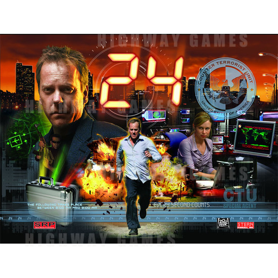 24 Pinball (2009) - Backglass