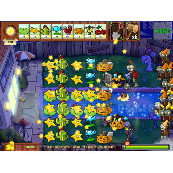 Plants vs. Zombies: The Last Stand Arcade Machine - Screenshot