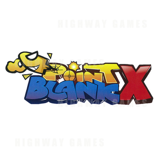 Point Blank X Arcade Machine - point blank x logo.bmp