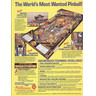 Police Force Pinball (1989) - Brochure Back