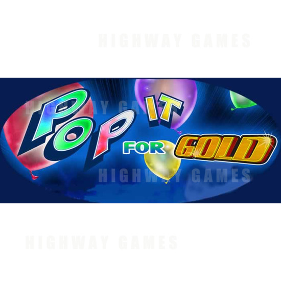 Pop it for Gold Ticket Redemption Machine - Logo