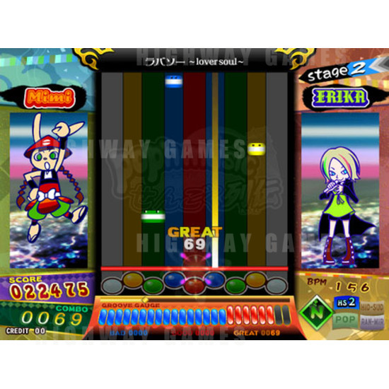 Pop'n Music 18: Sengoku Retsuden - Screenshot