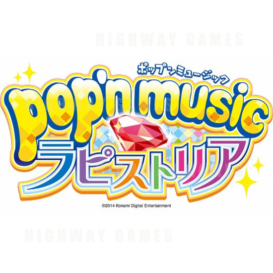 Pop'n Music Lapistoria Arcade Machine - Pop'n Music Lapistoria Logo