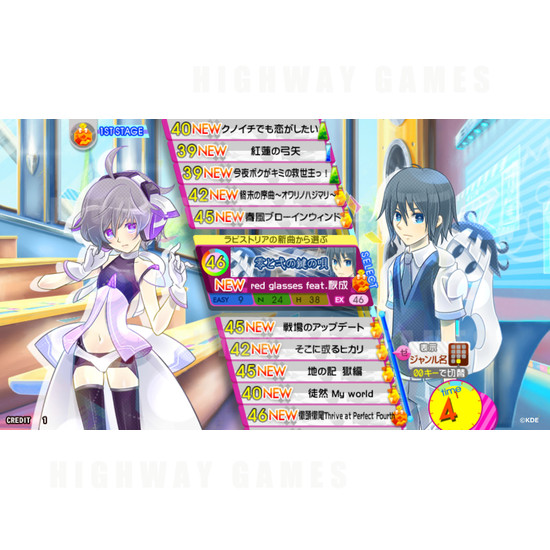 Pop'n Music Lapistoria Arcade Machine - Pop'n Music Lapistoria Screenshot