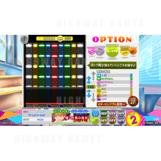 Pop'n Music Lapistoria Arcade Machine - Pop'n Music Lapistoria Screenshot