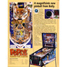 Popeye Pinball Machine - brochure inside 1