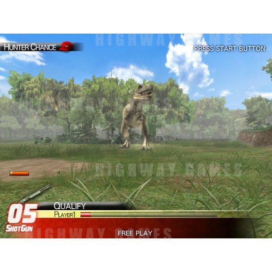 Primeval Hunt SD Arcade Machine - Screenshot