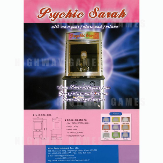 Psychic Sarah - Flyer 59kb jpg