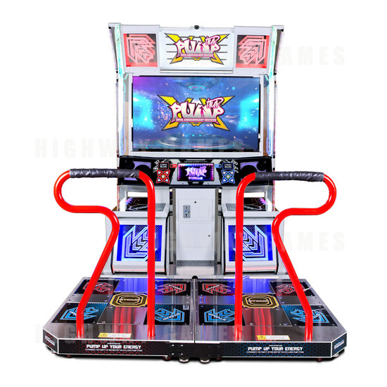 Pump It Up XX 20th Anniversary Edition Arcade Machine - Pump it Up XX White Edition