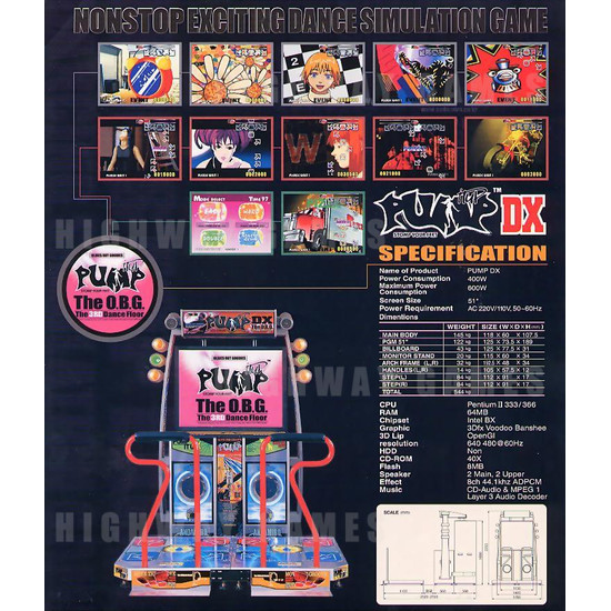 Pump it Up: 3rd Dance Floor - Brochure Back