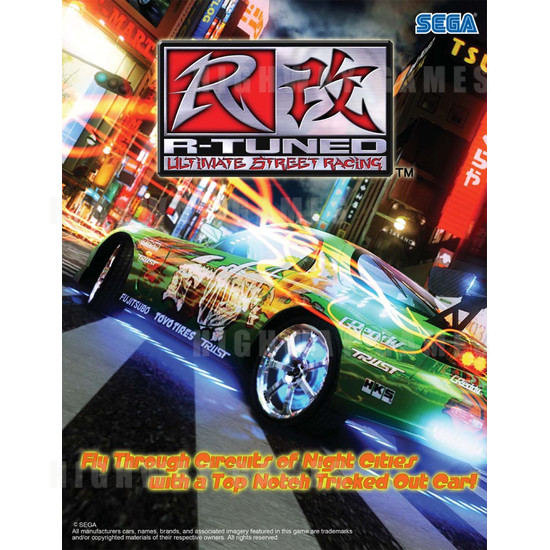 R-Tuned: Ultimate Street Racing Arcade Machine - Brochure (US) Front