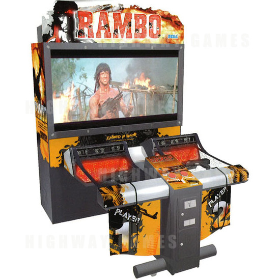 Rambo DX 55" Arcade Shooting Machine - Cabinet