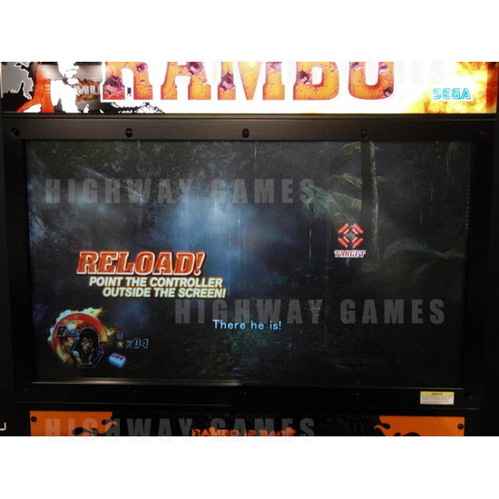 Rambo DX 55" Arcade Shooting Machine - Screenshot 1