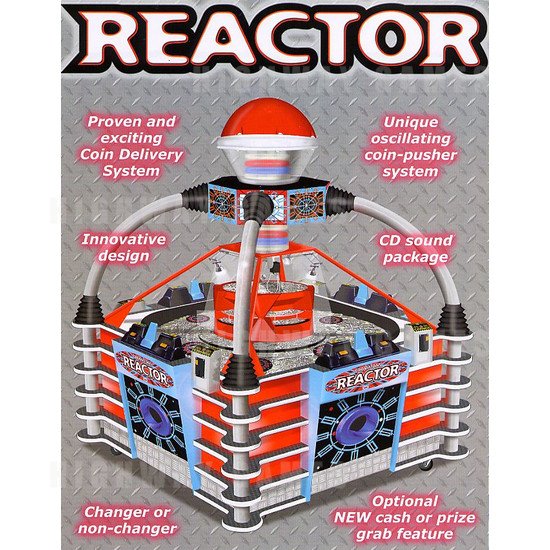 Reactor Coin Pusher Medal Machine - Brochure