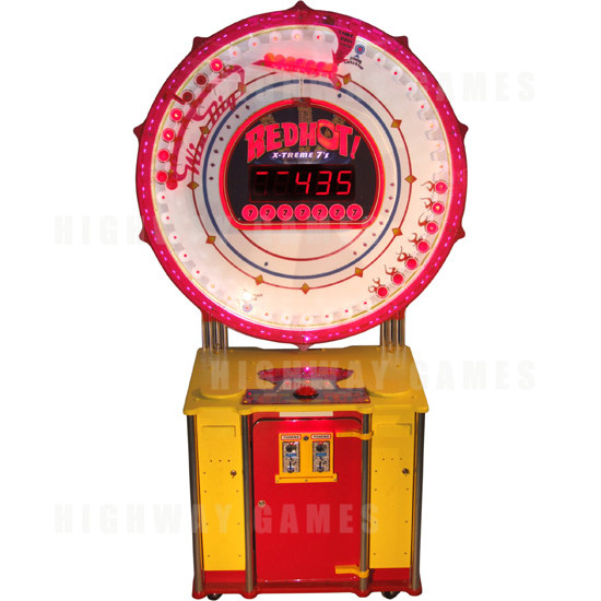 Red Hot! X-Treme 7's Ticket Redemption Machine - Red Hot! X-Treme 7's Cabinet