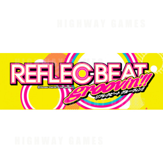 Reflec Beat groovin'!! Upper Arcade Machine - Reflec Beat groovin'!! Banner
