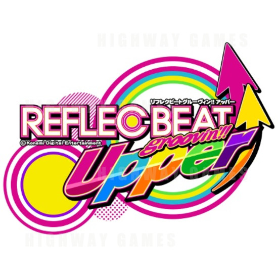 Reflec Beat groovin'!! Upper Arcade Machine - Reflec Beat groovin'!! Upper Logo