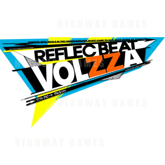 Reflec Beat Vollza Arcade Machine - Reflec Beat Vollza Arcade Machine Logo